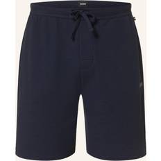 Hugo Boss Herr Shorts Hugo Boss Waffle Pajama Shorts - Dark Blue