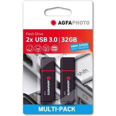 AGFAPHOTO USB-minnen AGFAPHOTO USB 3.2 Gen 1 32GB black MP2 [Levering: 4-5 dage]