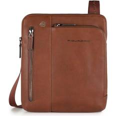 Piquadro Axelremsväskor Piquadro Original bag black male pocketbook leather brown ca1816b3-cu