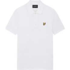 M Pikétröjor Lyle & Scott Plain Polo Shirt - White