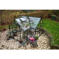 Halls Greenhouses Garden Room 12.9m² Aluminium Härdat glas
