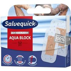 Plåster Salvequick Aqua Block 12-pack