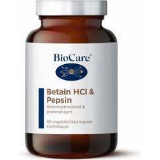 BioCare Maghälsa BioCare Betain HCL & Pepsin 90 st