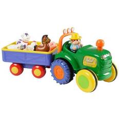 Happy Baby Djur Bilar Happy Baby Farm Tractor with Trailer