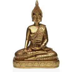 Versa Prydnadsfigurer Versa Buddha Gold Prydnadsfigur 23cm