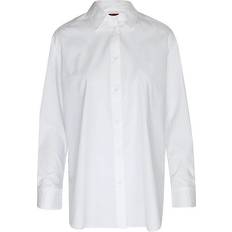 Hugo Boss Dam - Långa kjolar Överdelar HUGO BOSS Boyfriend Shirt - White