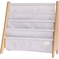 3 Sprouts Gråa Bokhyllor 3 Sprouts Recycled Fabric Kids Book Rack Storage Organizer
