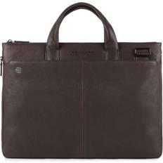 Piquadro Bruna Datorväskor Piquadro Mens briefcase black ca4021b3 brown leather business laptop bag