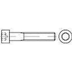 Toolcraft Insexnycklar Toolcraft 1062099 Allen screws M2.5 DIN 912 Stainless steel A4 100 pcs Hex Key