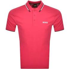 Hugo Boss Polyester Pikétröjor HUGO BOSS Paddy Pro Polo T Shirt Pink pink