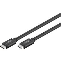 Skärmad - USB-kabel Kablar Goobay Sync & Charge USB C - USB C 3.2 Gen1 M-M 1m