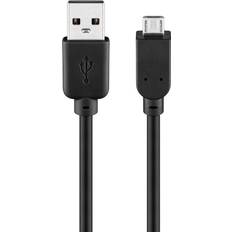USB A-USB Micro-B - USB-kabel Kablar Goobay USB A - USB Micro B 2.0 M-M 1m