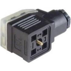 Hirschmann 934 455-100-1 GDME 3020 Cable Socket, Supports Electronic Inserts Black Pins:3 PE