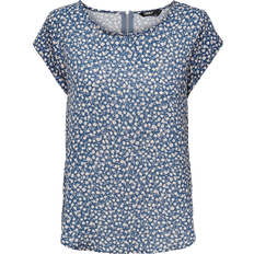 Dam - S Blusar Only Vic Blouse - Smoke Blue
