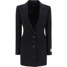 Dolce & Gabbana Ytterkläder Dolce & Gabbana Single Breasted Technical Jersey Turlington Jacket - Black