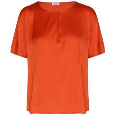 Gerry Weber Skjortor Gerry Weber Blouse Shirt with A Fold At The Neckline - Fire
