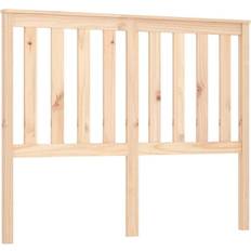 Svarta - Trä Sänggavlar vidaXL brown, 141 Solid Wood Pine Bed Bed Headboard