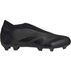 Adidas Textil Fotbollsskor adidas Predator Accuracy.3 Laceless Firm Ground - Core Black/Cloud White