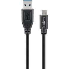 Goobay Rund - USB-kabel Kablar Goobay Sync & Charge Super USB A 3.0 - USB C M-M 2m