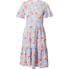 Blommiga - Kort ärmar - Korta klänningar Vila Natalie Summer Dress - Mauve