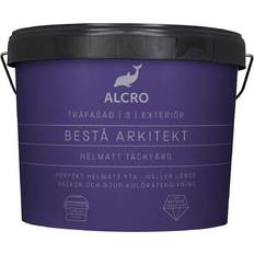 Alcro Bestå Arkitekt Träfasadsfärg White 10L