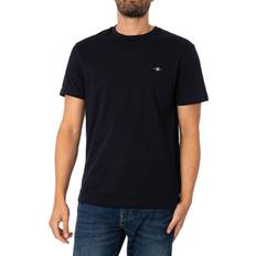 Gant T-shirts & Linnen Gant Men's Regular Shield T-shirt - Black