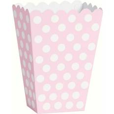 Popcornbägare Unique Godisbox Rosa Dots