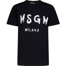 MSGM Brushed Logo T-shirt - Black