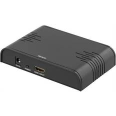 Kabeladaptrar - Standard Speed Kablar Deltaco HDMI - SCART F-F Adapter