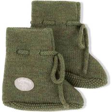 Lillelam Baby Booties Classic - Olive