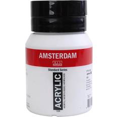Amsterdam Hobbymaterial Amsterdam Standard Series Acrylic Jar Titanium White 500ml