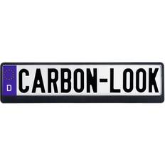 HP Autozubehör Carbonlook Kennzeichenhalter Carbon l
