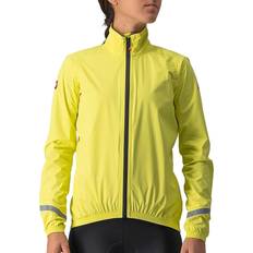 Castelli Träningsplagg Ytterkläder Castelli Emergency Jacket Yellow Woman