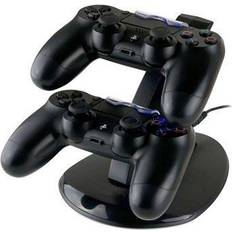 PlayStation 4 Batterier & Laddstationer PLAYSTATION 4 DUAL CONTROLLER CHARGING STATION