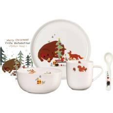 ASA selection kids children's dinnerware set christmas for bruno 4 pcs