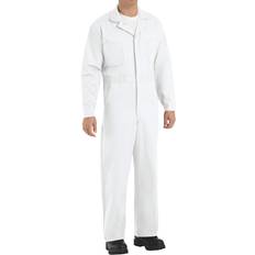 Red Kap Mens Button Front Cotton Coverall