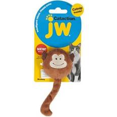 JW Cataction Catnip Monkey Brown