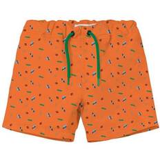 Name It Printed Swimming Shorts - Vibrant Orange (13212911)
