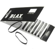 Svarta Hårsnoddar Blax Snag-Free Hair Elastics Black 8-pack