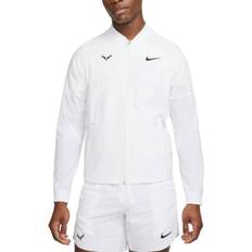 Tennis - Vita Ytterkläder Nike Dri-FIT Rafa Men's Tennis Jacket - White/Black