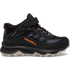 Vattentäta Hikingskor Barnskor Merrell Kid's Moab Speed Mid Waterproof Hiking Shoes - Black