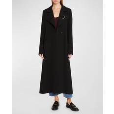 Chloé Dam Ytterkläder Chloé Long wrap coat Black 100% Wool, Horn Bubalus Bubalis, Farmed, COO India