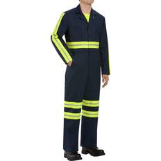 Red Kap Men's Enhanced Visibility Coverall, 52, Multicolor