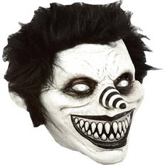 Ghoulish Productions Vit Maskeradkläder Ghoulish Productions Men's Creepypasta Laughing Jack Mask
