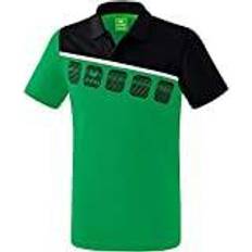 Erima 5-C Poloshirt smaragd/black/white
