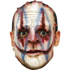 Ghoulish Productions Vit Maskeradkläder Ghoulish Productions Scary halloween latex face mask serial killer creepy party costume