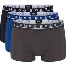 Hugo Boss Boxers Kalsonger HUGO BOSS Stretch Cotton Trunks 3-pack - Black/Anthracite/Blue