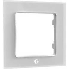 Installationsmaterial Shelly Ram till väggströmbrytare, x1, Vit, Wall Switch Frame x1 White