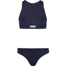 Puma Badkläder Puma Girl's Racerback Bikini Set, Navy, 164