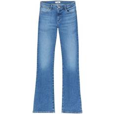 Wrangler Blåa - Dam - Skinnjackor - W36 Jeans Wrangler dam Jeans Bootcut,Korp 30L
